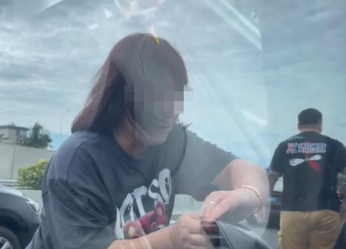 女子无牌上高速打砸他人车辆，警方已介入调查