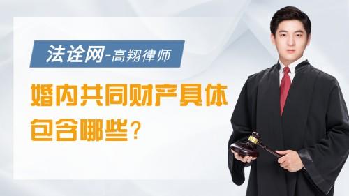 婚内共同财产具体包含哪些？